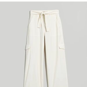 Griff Superwide-Leg Cargo Pants in Garment Dye